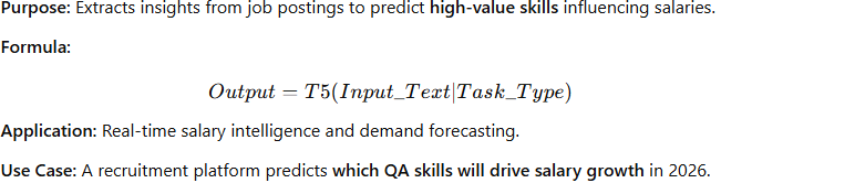 FLAN-T5 (Fine-Tuned T5) – AI for Salary & Skill Trend Analysis Model